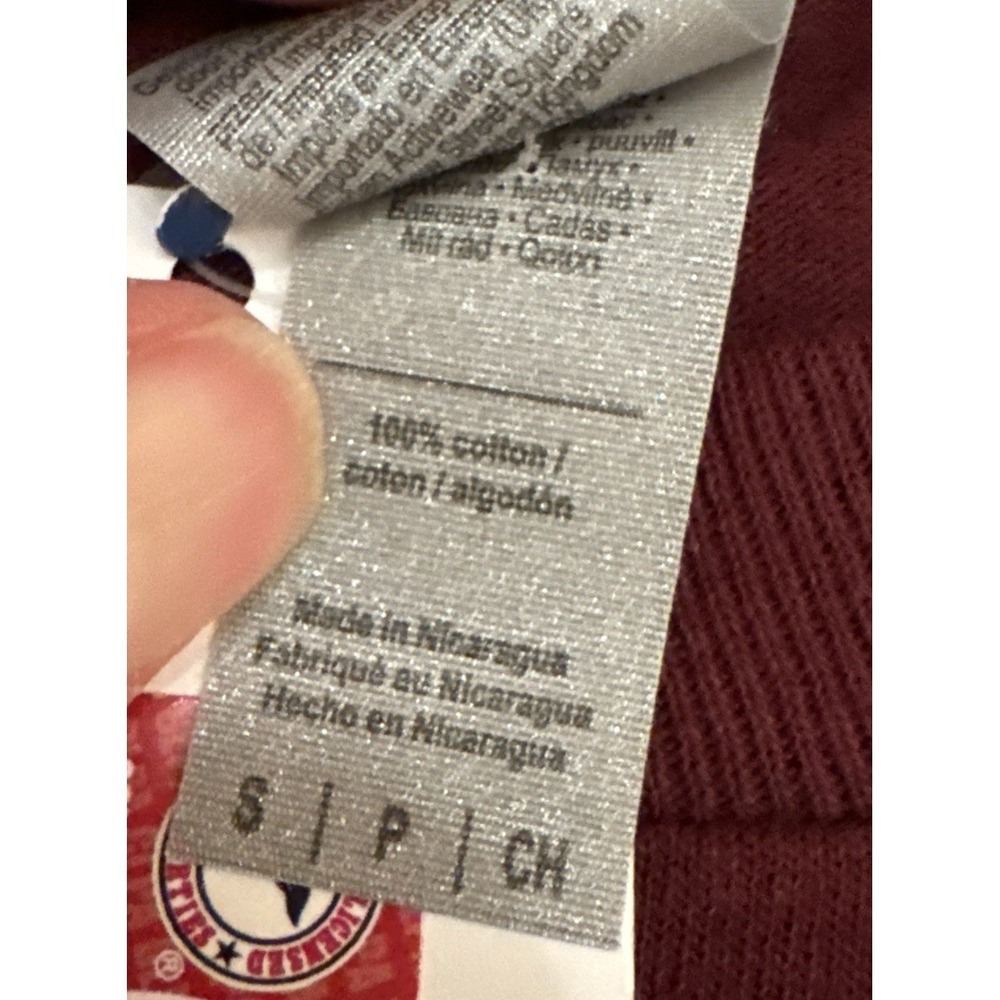 NWT Harvard University LS T-Shirt Crimson Red Graphic‎ Tee Ivy League Cotton - Picture 5 of 9